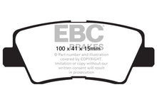 Load image into Gallery viewer, EBC 09-11 Hyundai Azera 3.3 Ultimax2 Rear Brake Pads Brake Pads - OE EBC   
