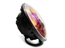 Load image into Gallery viewer, Raxiom 07-18 Jeep Wrangler JK 7-In LED Headlights- Red Housing- Clear Lens Headlights Raxiom
