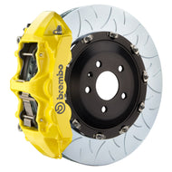 Brembo Brake Kits - Performance Slot Brembo 03-10 Viper SRT-10 Front GT BBK 6 Piston Cast 380x34 2pc Rotor Slotted Type-3- Yellow