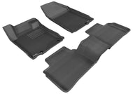 3D MAXpider 2013-2013 Nissan Altima Sedan Kagu 1st & 2nd Row Floormats - Black | L1NS05701509