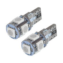 Load image into Gallery viewer, Oracle T10 5 LED 3 Chip SMD Bulbs (Pair) - Amber SEE WARRANTY Bulbs ORACLE Lighting
