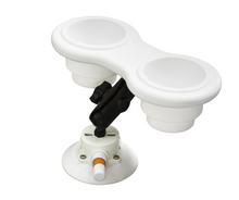 Load image into Gallery viewer, SeaSucker 2-Cup Holder Angle Mount - Black Cup Holders SeaSucker   
