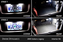 Load image into Gallery viewer, Diode Dynamics 05-09 Subaru Legacy Interior LED Kit Cool White Stage 2 Dash &amp; Interior Trim Diode Dynamics   
