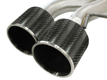 Load image into Gallery viewer, aFe Takeda 3in SS Exhaust Cat-Back 09-14 Nissan GTR V6 3.8L Carbon Fiber Tips Catback aFe
