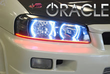 Load image into Gallery viewer, Oracle 98-01 Nissan Skyline LED Headlight Halo Kit - Blue
