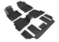 3D Maxpider 20-23 Mazda Cx-9 6-Seat With R2 Console Kagu Black R1 R2 R3 3D MAXpider