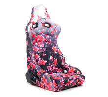 Load image into Gallery viewer, NRG Prisma Lab Reclinable Bucket Racing Seat - Pair (Sakura Print) | RSC-710 L/R-SAKURA

