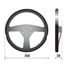 Load image into Gallery viewer, Sparco Steering Wheel 375 Suede Black | 015R375PSN
