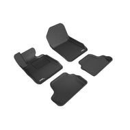 3D MAXpider 2007-2013 BMW 3 Series E93 Kagu 1st & 2nd Row Floormats - Black | L1BM02401509