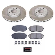 Power Stop 07-12 Mazda CX-7 Front Semi-Coated Rotor Kit Brake Kits - Performance Blank PowerStop   