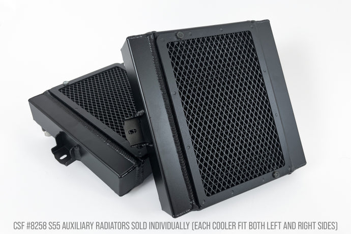 CSF BMW F8X M3/M4/M2C Auxiliary Radiators w/ Rock Guards (Sold Individually - Fits Left and Right Radiators CSF   