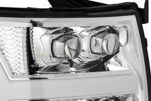 Load image into Gallery viewer, AlphaRex 880207 LED Projector Headlights Plank Style Design Chrome Headlights AlphaRex   
