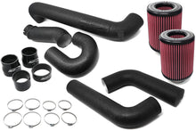 Load image into Gallery viewer, Front Mount BMS Elite G8x M2 M3 M4 S58 BMW Performance Intake Intakes Burger Motorsports, Inc. Red Filters Matte Black Finish
