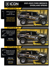 Load image into Gallery viewer, ICON Vehicle Dynamics FRDK_K40014X ICON Vehicle Dynamics 21-23 BRONCO SASQUATCH 2-3" LIFT STAGE 4 SUSPENSION SYSTEM BILLET HEAVY RATE K40014X
