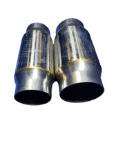 Load image into Gallery viewer, PLM High Flow Performance 400 Cell EPA Metallic Catalytic Converter
