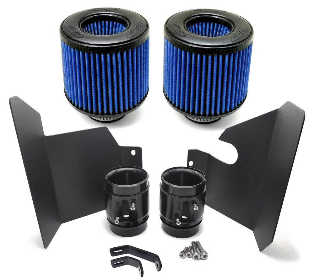 BMS Infiniti Q50/Q60 3.0t Billet Intake Intakes Burger Motorsports, Inc. Blue Filters - BMS Infiniti Q50/Q60 3.0t Billet Intake (1053)