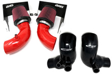 Load image into Gallery viewer, BMS Kia Stinger / Genesis G70 3.3L V6 Performance Dual Intake Intakes Burger Motorsports, Inc. **Out of stock*** Red Filters with Glossy Red Pipes Yes add silicone turbo inlets [Save $80.00]
