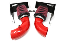 Load image into Gallery viewer, BMS Kia Stinger / Genesis G70 3.3L V6 Performance Dual Intake Intakes Burger Motorsports, Inc. **Out of stock*** Red Filters with Glossy Red Pipes No inlets (use factory turbo inlets)
