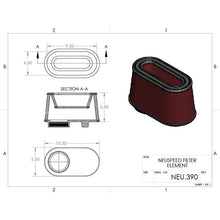 Load image into Gallery viewer, Neuspeed Engine > Intake > Air Filter P-FLO Air Filter
