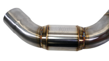 Load image into Gallery viewer, PLM BMW M5 M8 S63R Catted Downpipes F90 2018+
