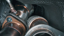 Load image into Gallery viewer, PLM Downpipes with EPA Cats - BMW S58 G80 G82 M3 M4 G8X G87 M2
