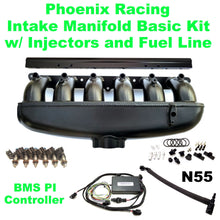 Load image into Gallery viewer, N54 / N55 Phoenix Racing BMW Port Injection Intake Manifold FuelIT Fuel-It! Phoenix Racing N54 Port Injection Intake Manifold ($599.99) **Back ordered** Add 550cc injectors and fuel line Add BMS PI controller for JB4
