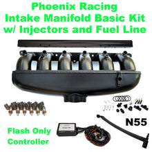 Load image into Gallery viewer, BMW E-Chassis Port Injection Kits for the N55 Motors FuelIT Fuel-It! Manifold **Out of stock** Add 550cc Injectors and fuel fuel line ($289) Add Flash Only PI Controller ($399)
