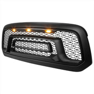 Spec-D Tuning GRILL 13-18 RAM 1500 MATTE BLACK HG-RAM1315BB-LED-JB