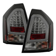 Spyder Auto SPYDER VERSION 2 SMOKE LED TAIL LIGHTS W/LIGHT BAR 05-07 CHRYSLER 300C 5083371