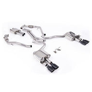 Milltek Quad Outlet Resonated Cat Back Exhaust - Audi B9 S5