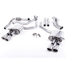 Load image into Gallery viewer, Milltek Exhaust > Cat back ### Engine > Exhaust > Cat back ### Engine > Performance > Exhaust > Cat back Milltek 2.5" Valved Non-Resonated Cat Back Exhaust - Audi B9 S4 | S5 | 3.0T (w/ Sport Diff)
