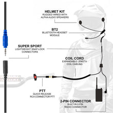 Load image into Gallery viewer, Rugged Radios CONNECT BT2 Bluetooth Moto Kit with Radio - R1 | BT2-KIT-R1
