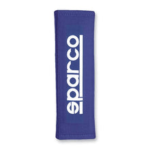 Load image into Gallery viewer, Sparco Belt Pad 3In Blue Racing

