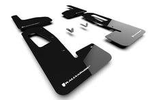 Load image into Gallery viewer, Rally Armor 22-24 Rivian R1T Black UR Mud Flap w/White Logo Mud Flaps Rally Armor   
