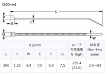 Load image into Gallery viewer, GReddy 200mm Cable Ties - 20pcs | 18001744
