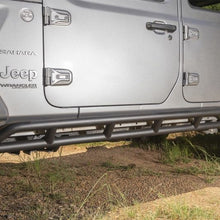 Load image into Gallery viewer, Rugged Ridge RRC Rocker Guards 2018-20 Jeep Wrangler JL 4 Door Rugged Ridge
