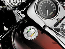 Load image into Gallery viewer, Kuryakyn Informer LED Fuel &amp; Battery Gauge Chrome Kuryakyn
