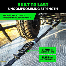 Load image into Gallery viewer, Rhino USA Heavy Duty Vehicle Tie Down Kit - Black Cargo Tie-Downs Rhino USA
