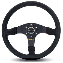 Load image into Gallery viewer, Sparco Steering Wheel 375 Suede Black | 015R375PSN
