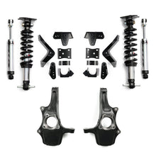 Load image into Gallery viewer, QA1 2019+ Chevrolet Silverado / GMC Sierra 1500 Single Adjustable 4/5in Lowering Kit w/ Spindles
