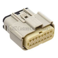 NAMZ 07-22 Glide Main Harness Molex MX-150 16-Position Female Connector - Grey (HD 72491-07GY) | NM-33472-1602