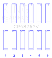 Load image into Gallery viewer, King Engine Bearings Mercedes Benz Om 642 Sputter Replacement (Size +0.25mm) Conrod Bearing Set King Engine Bearings
