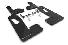 Load image into Gallery viewer, Rally Armor 22-24 Rivian R1S Black UR Mud Flap w/Light Blue Logo Mud Flaps Rally Armor   
