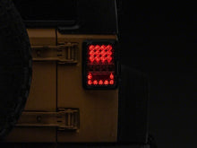 Load image into Gallery viewer, Raxiom 07-18 Jeep Wrangler JK Axial Series Lux LED Tail Lights- Blk Housing (Clear Lens) Tail Lights Raxiom

