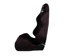 Load image into Gallery viewer, NRG Sport Seats (Pair) Type-R Suede w/NRG Logo - Black w/Red Stitching | RSC-220L/R
