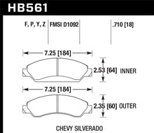 Load image into Gallery viewer, Hawk 07 Chevy Tahoe LTZ Front LTS Brake Pads Brake Pads - OE Hawk Performance   
