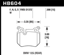 Load image into Gallery viewer, Hawk 08-13 BMW 135i 3.0L Base Rear ER-1 Brake Pads Brake Pads - Racing Hawk Performance   
