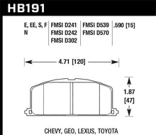 Load image into Gallery viewer, Hawk 87 Toyota Corolla FX16 HP+ Street Front Brake Pads Brake Pads - Performance Hawk Performance   
