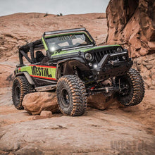 Load image into Gallery viewer, Westin/Snyper 07-17 Jeep Wrangler Triple Tube Rock Rail Steps - Textured Black Westin
