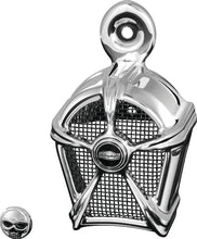 Load image into Gallery viewer, Kuryakyn Mach 2 Horn Cover Chrome With Black Mesh Kuryakyn
